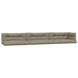 VidaXL Palettenkissen 7 Stück Stoff Taupe