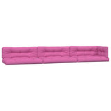 VidaXL Palettenkissen 7 Stück Stoff rosa