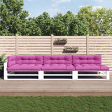 VidaXL Palettenkissen 7 Stück Stoff rosa