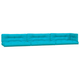 VidaXL Palettenkissen 7 Stück Stoff Türkis
