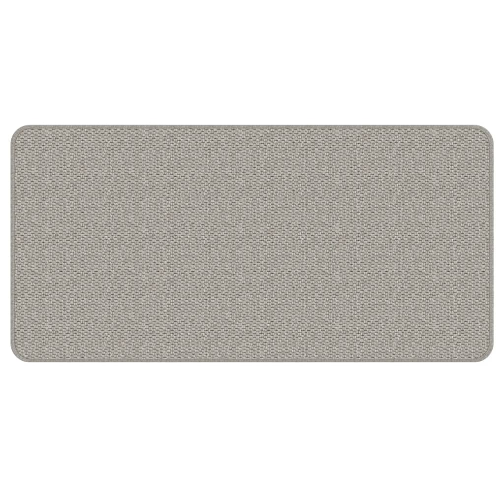 Vidaxx Teppichläufer 50x100 cm Sisal-Optik Taupe