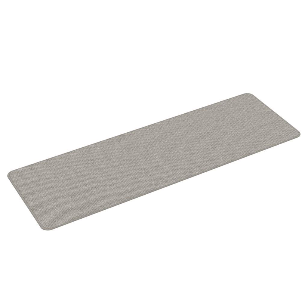 Vidaxx Teppichläufer 50x150 cm Sisal-Optik Taupe