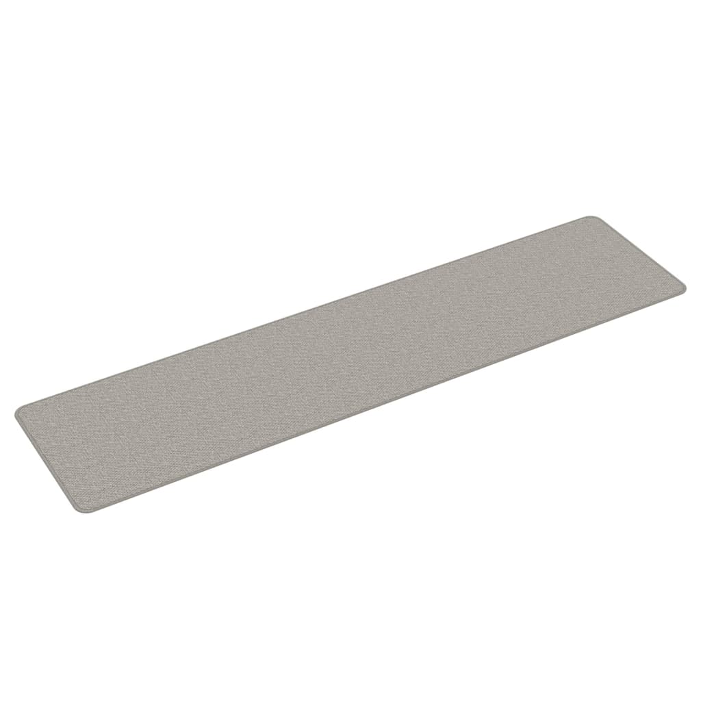 Vidaxx Teppichläufer 50x200 cm Sisal-Optik Taupe