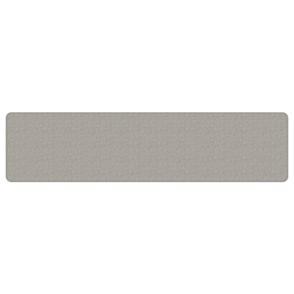 Vidaxx Teppichläufer 50x200 cm Sisal-Optik Taupe