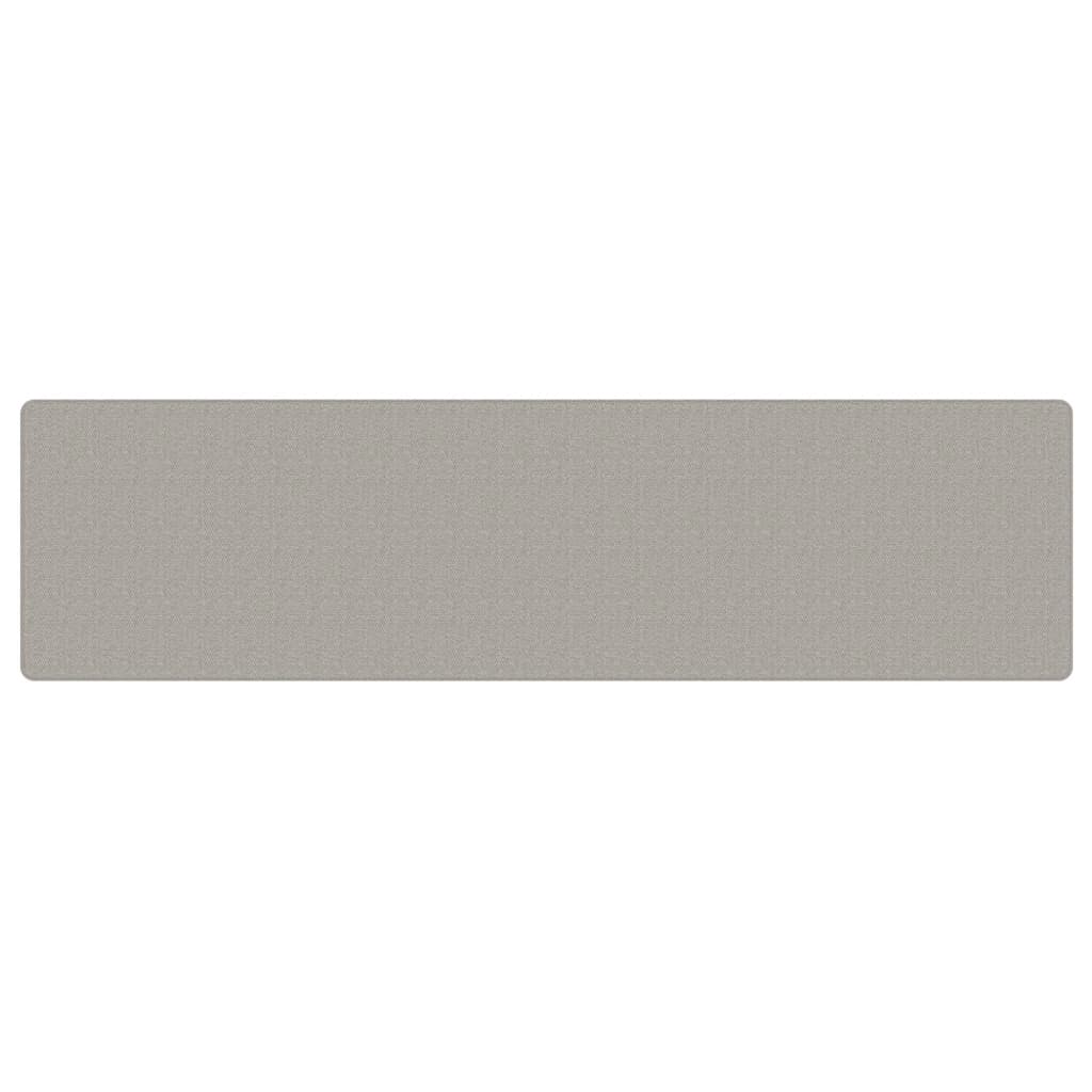 Vidaxl Teppich Runner 80x300 cm Sisal-Look Taupe