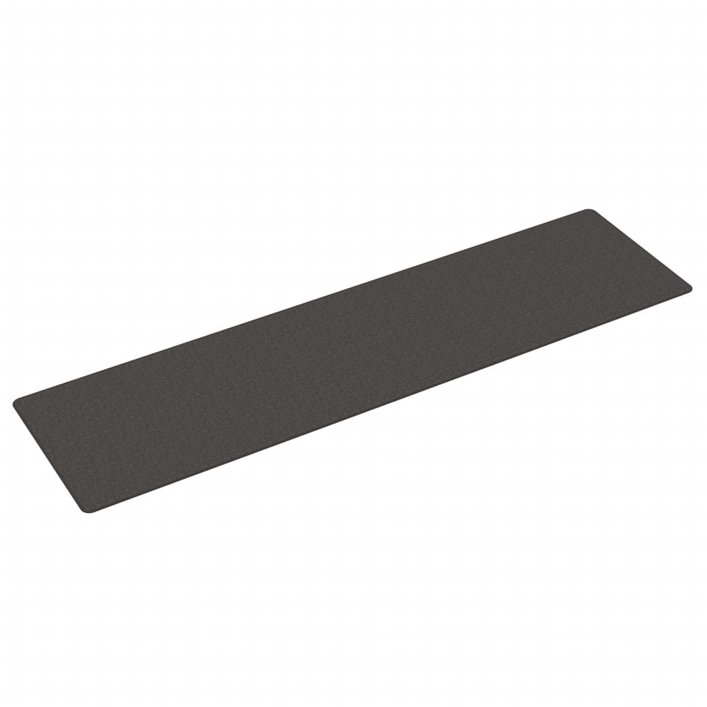 Vidaxx Teppichläufer 80x300 cm Sisaloptik Anthrazit