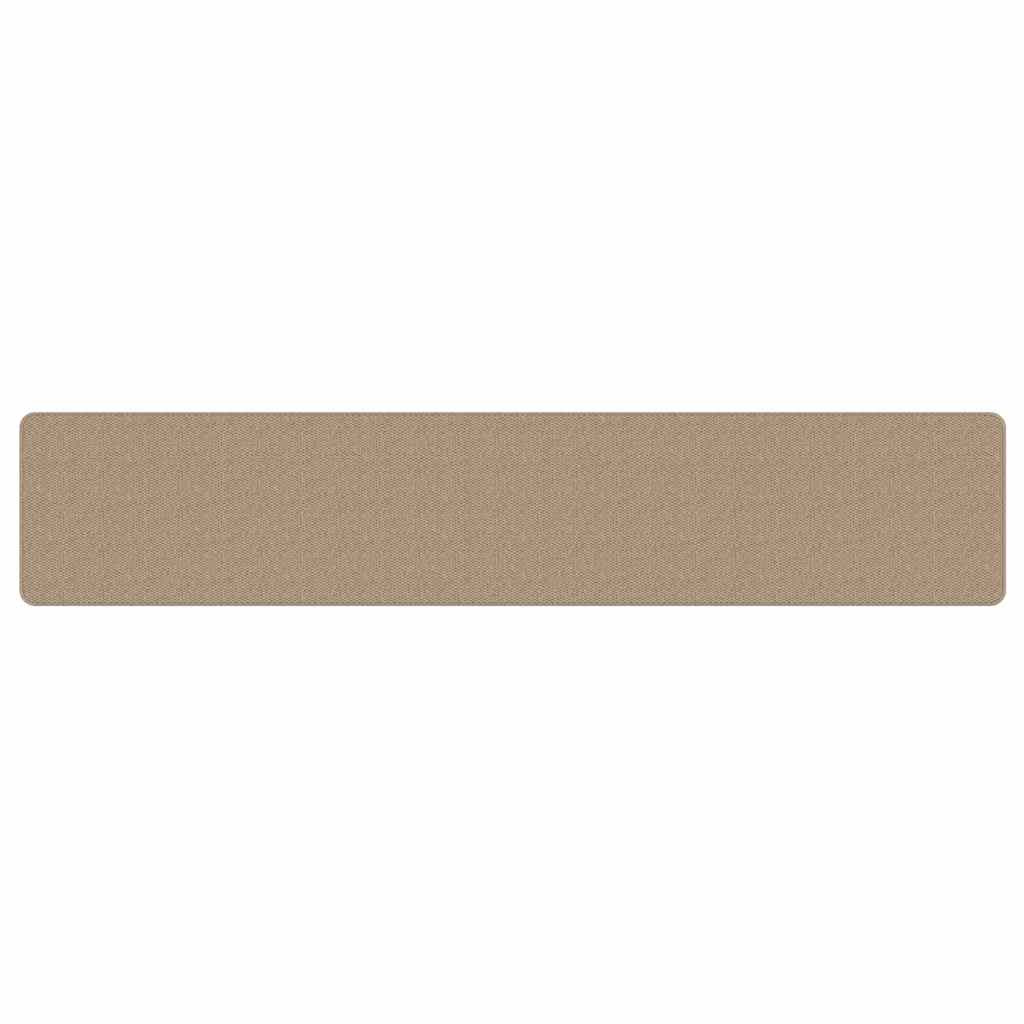 Vidaxx Teppichläufer 50x250 cm Sisaloptik sandfarben