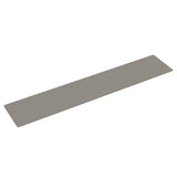 Vidaxx Teppichläufer 80x400 cm Sisaloptik silberfarben