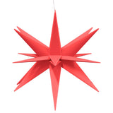 VidaXL Weihnachtsbeleuchtung mit LEDs 3 Stück faltbar 100 cm rot
