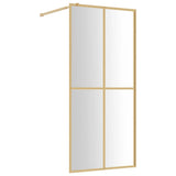 Vidaxl Walk-In Muron de douche transparente 80x195 cm ESG-Glas Gold coloré