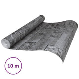 VidaXL Vliestapete 3D Steinoptik 10x0,53m Schwarz