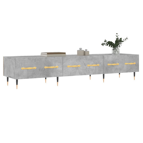 Vidaxl tv-meubel 150x36x30 cm bewerkt hout betongrijs