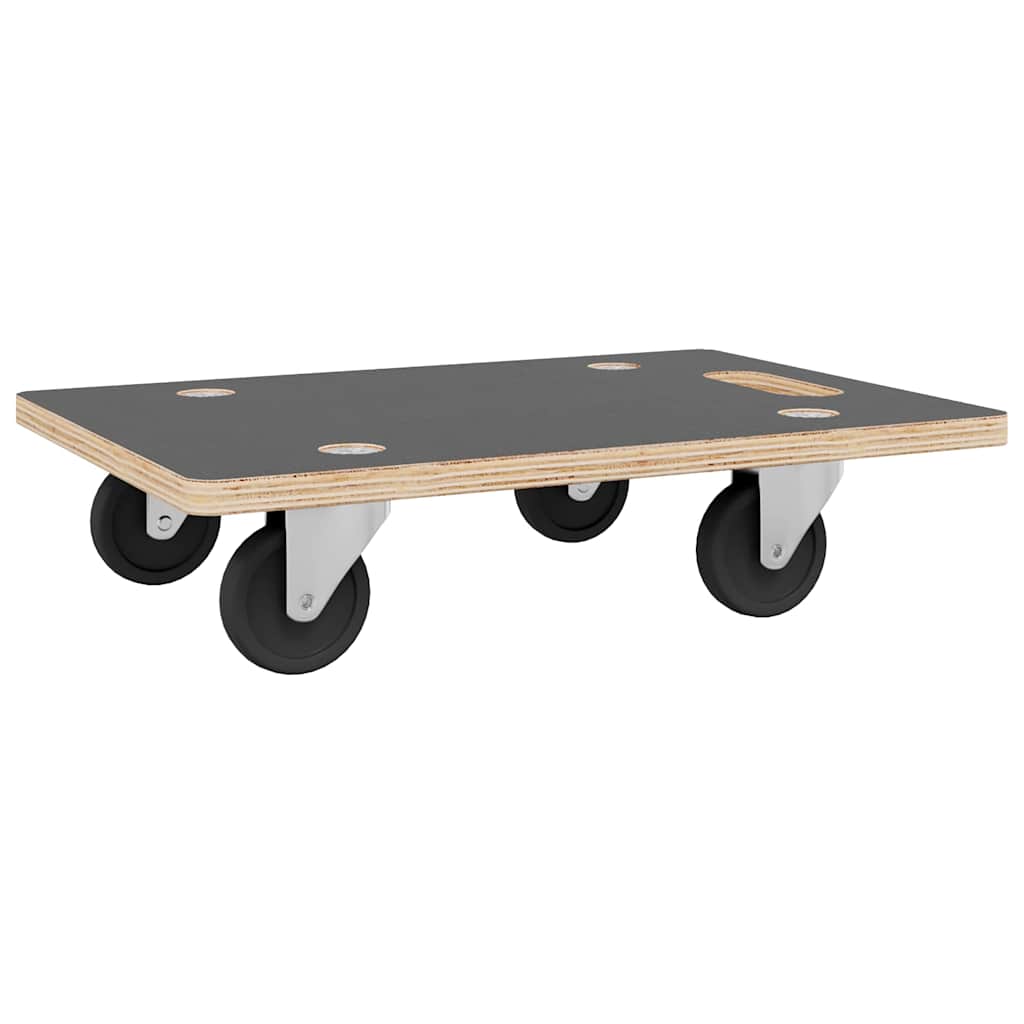 Vidaxx Möbelhunde 2 Stück rechteckig 250 kg 50x35x11,5 cm