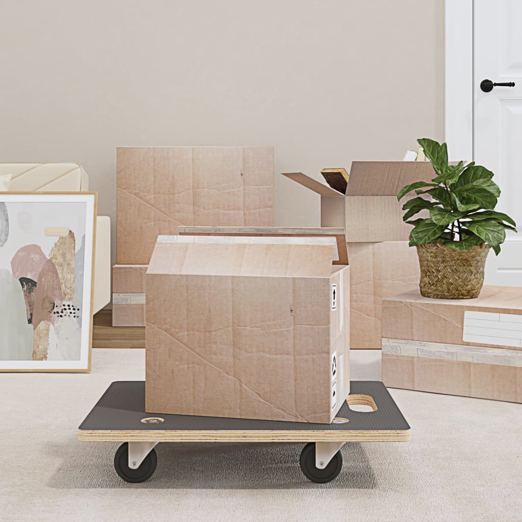 VidaXL Möbelhunde 2 Stück rechteckig 250 kg 60x40x11,5 cm