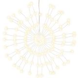 VidaXL Weihnachtsbeleuchtung Feuerwerk 2 Stk. 140 warmweiße LEDs 17 cm