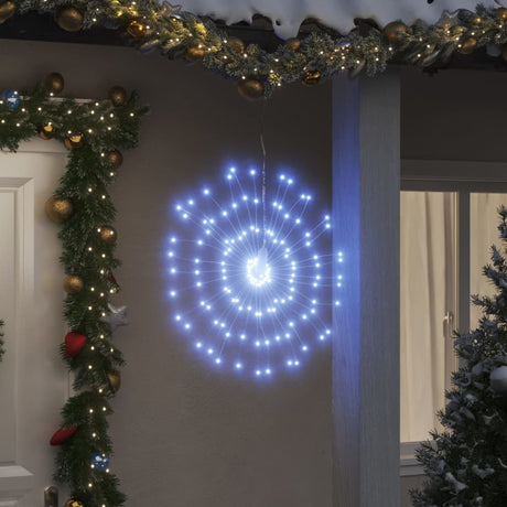Vidaxx Weihnachtsbeleuchtung Feuerwerk 2 Stk. 140 kaltweiße LEDs 17 cm