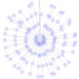 VidaXL Weihnachtsbeleuchtung Feuerwerk 8 Stück 140 blaue LEDs 17 cm