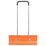 Vidaxl Snow Scoop z iztegnjenim ročajem 96 cm listna oranžna oranžna