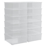 Cajas de almacenamiento de Vidaxl de 12 st Stackable 5 L Plastic