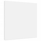 VidaXL Canvas-Tücher 12 Stk. Stoff und massives Kiefernholz weiß
