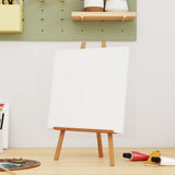 VidaXL Canvas-Tücher 12 Stk. Stoff und massives Kiefernholz weiß
