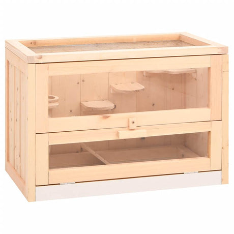 Vidaxl Hamsterkooi 60x35.5x42 cm Festkieferholz
