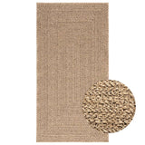 Vidaxl Rug Zizur inde og uden for 80x150 cm jute look