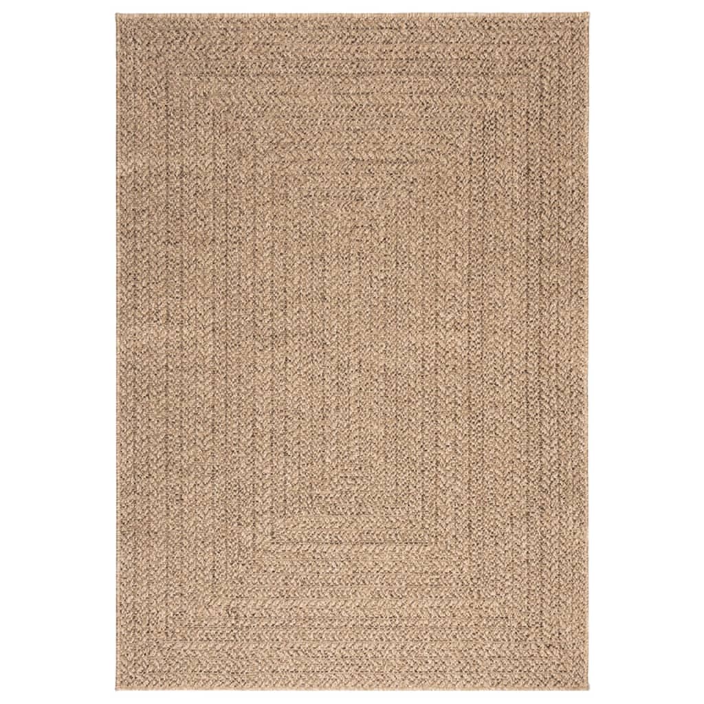 Vidaxl Rug Zizur inde og uden for 140x200 cm jute look