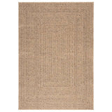 Vidaxl Rug Zizur inde og uden for 140x200 cm jute look