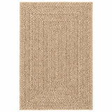 VidaXL-Teppich Zizur für drinnen und draußen, 140 x 200 cm, Jute-Optik