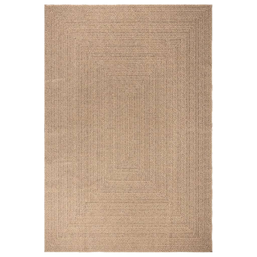 Vidaxl Teppich Zizur innerhalb und außerhalb 200x290 cm Jute Look