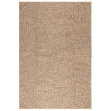 VidaXL Teppich Zizur drinnen und draußen 120x170 cm Juteoptik