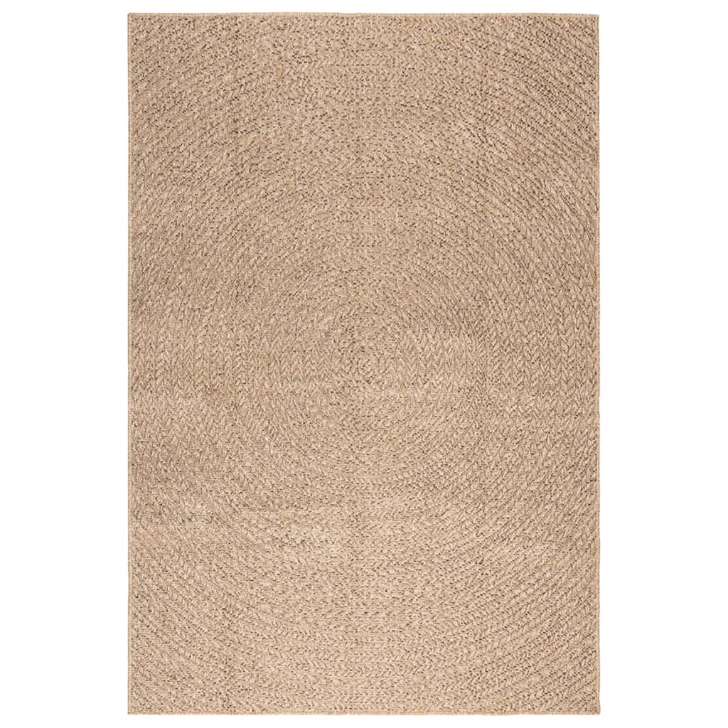 VidaXL-Teppich Zizur für drinnen und draußen, 140 x 200 cm, Jute-Optik