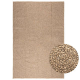 VidaXL-Teppich Zizur für drinnen und draußen, 200 x 290 cm, Jute-Optik