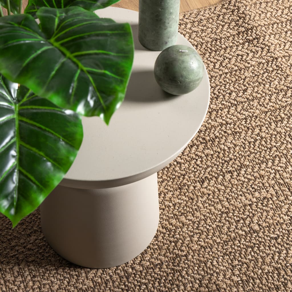 VidaXL-Teppich Zizur für drinnen und draußen, 200 x 290 cm, Jute-Optik