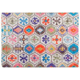 Vidaxl tapis lavable anti-glip 80x150 cm multicolore