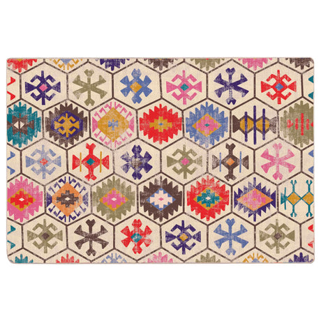 Vidaxx Teppich waschbar, rutschfest, 120 x 180 cm, mehrfarbig