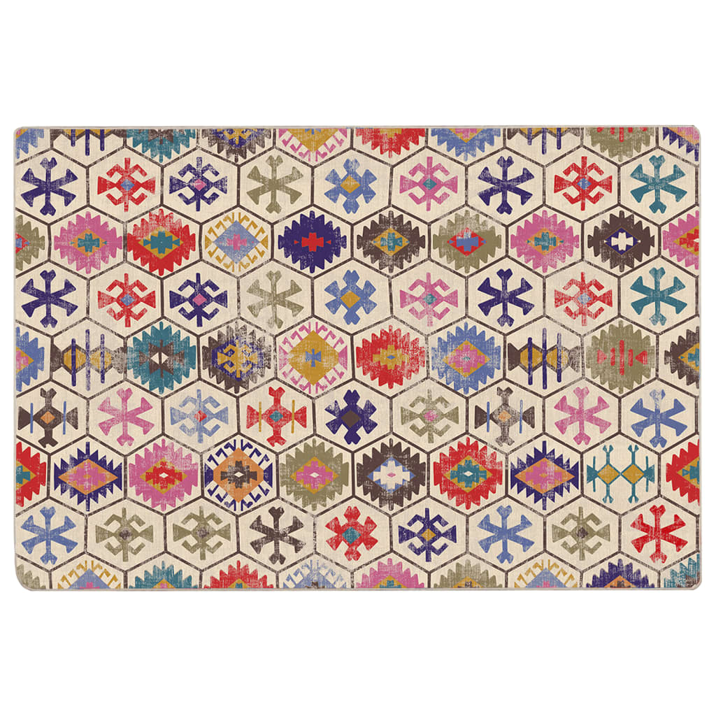 Vidaxx Teppich waschbar, rutschfest, 190 x 300 cm, mehrfarbig