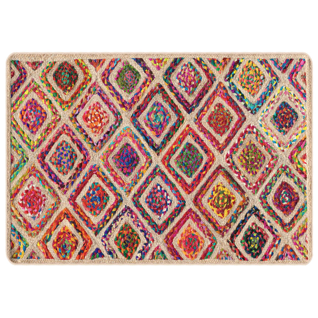 Vidaxl RUG LAVABLE ANTI-SLIP 120x180 cm multicolores