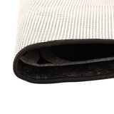 Vidaxx-Teppich waschbar, rutschfest, ø 120 cm, Schwarz und Weiß