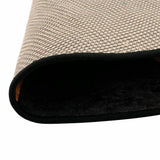 Vidaxl waschbarer Anti-Rutsch-Teppich ø 120 cm schwarz und gold