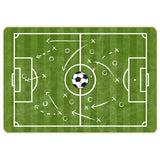 VidaXL Kinderteppich Fußballplatz waschbar rutschfest 160x230 cm Grün
