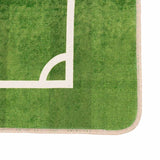 VidaXL Kinderteppich Fußballplatz waschbar rutschfest 160x230 cm Grün