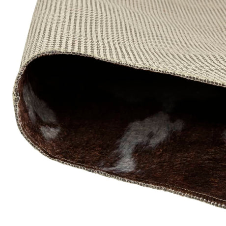 VidaXL Teppich Kuhmuster waschbar rutschfest 120x170 cm Schwarz und Weiß
