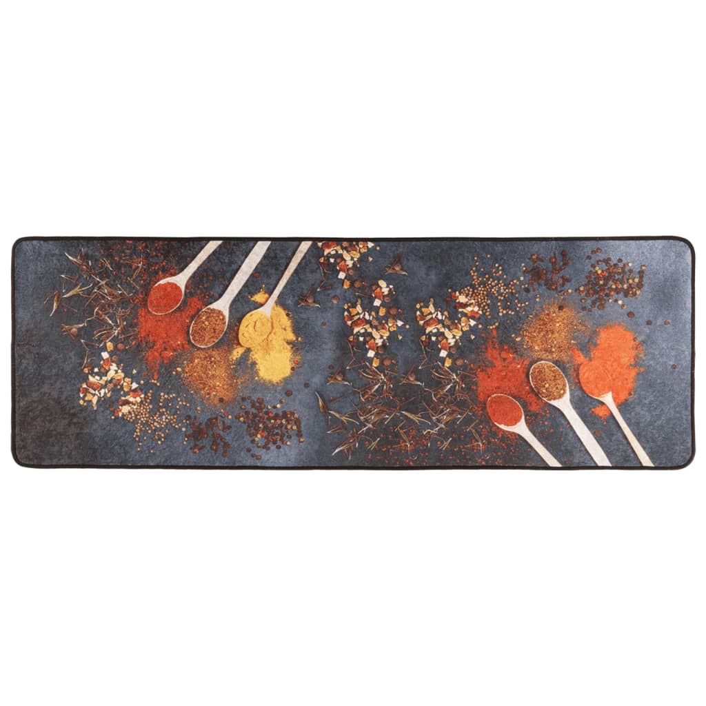 Vidaxx Küchenmatte waschbar Antirutsch 60x180 cm mehrfarbig