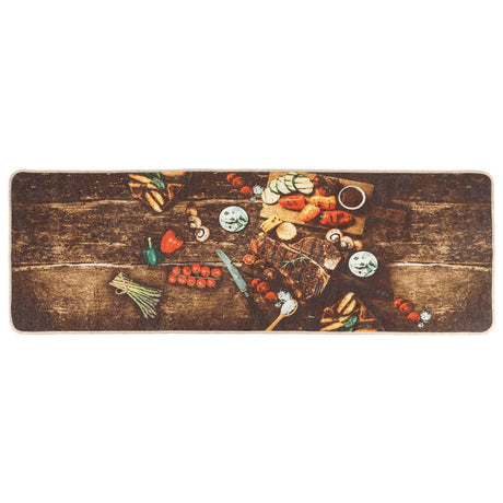 Vidaxx Küchenmatte waschbar Antirutsch 60x180 cm mehrfarbig