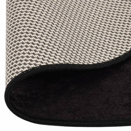Vidaxl waschbarer Anti-Rutsch-Teppich ø 200 cm Anthrazit