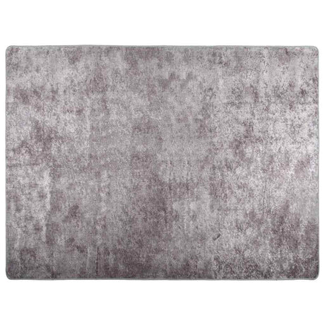 Vidaxx Teppich waschbar rutschfest 400x300 cm grau