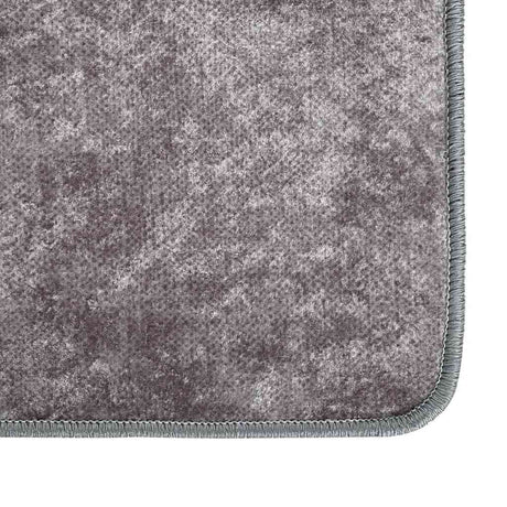Vidaxx Teppich waschbar rutschfest 400x300 cm grau