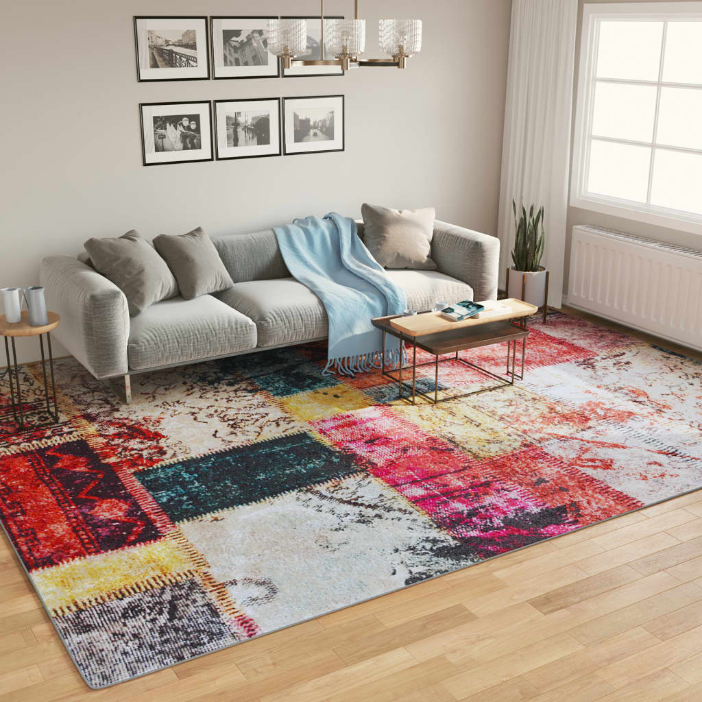 Vidaxx Teppich waschbar, rutschfest, 400 x 300 cm, mehrfarbig